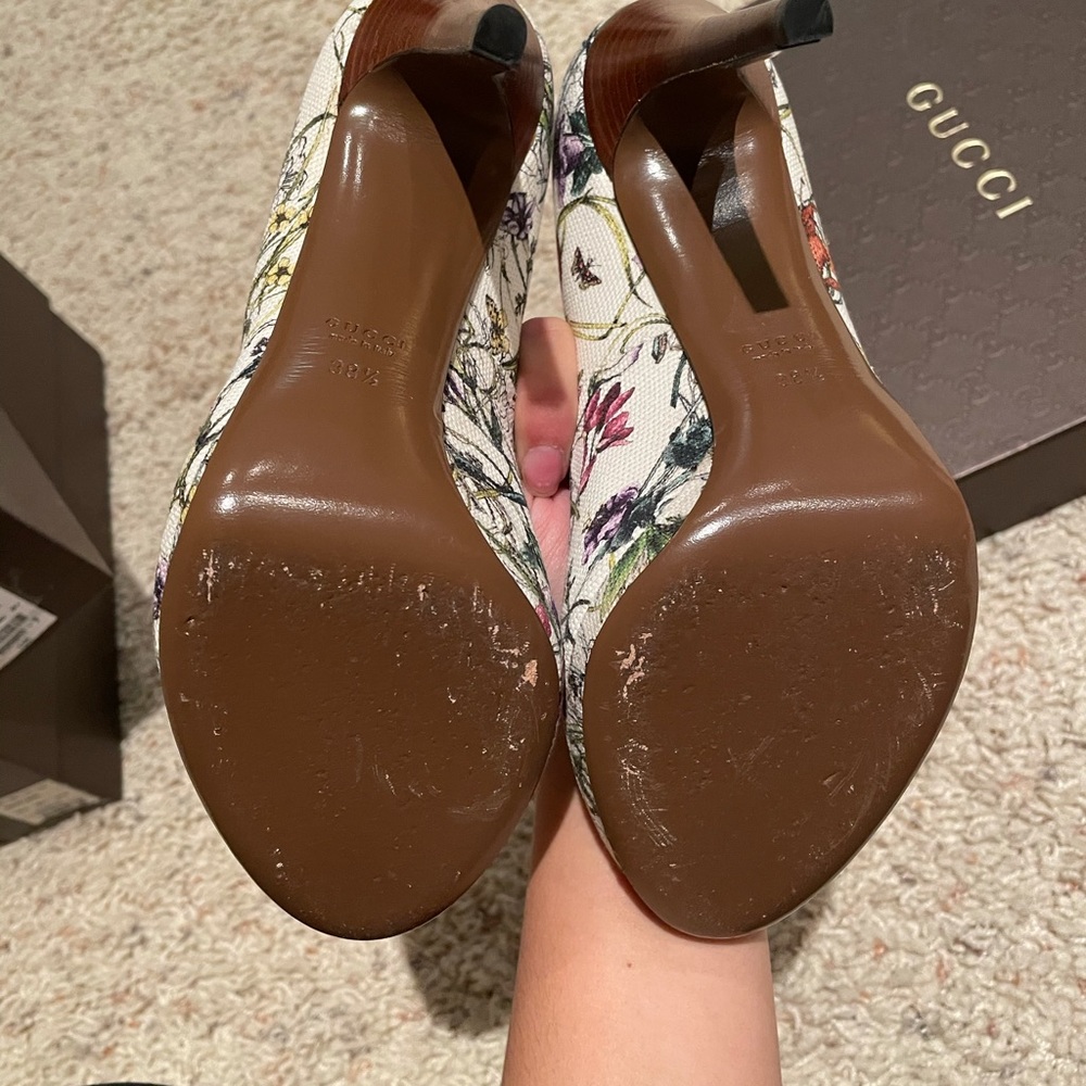 Gucci canvas floral m. In small/n char - Picture 4 of 11